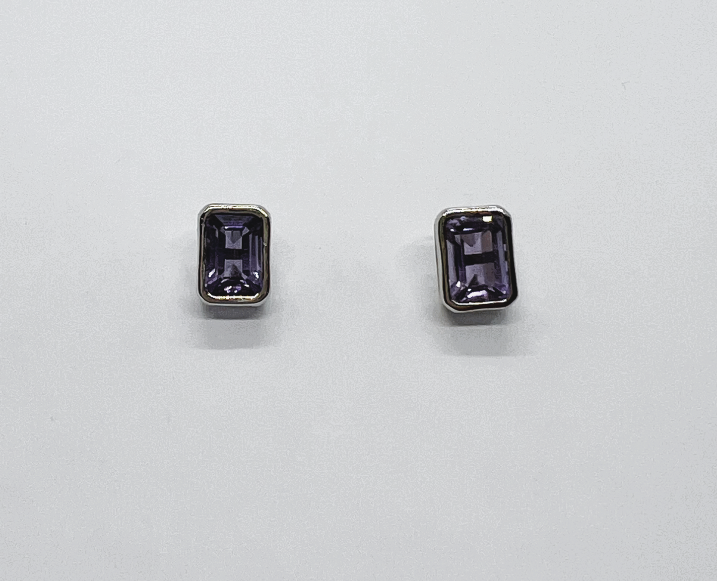 Natural Amethyst Earrings