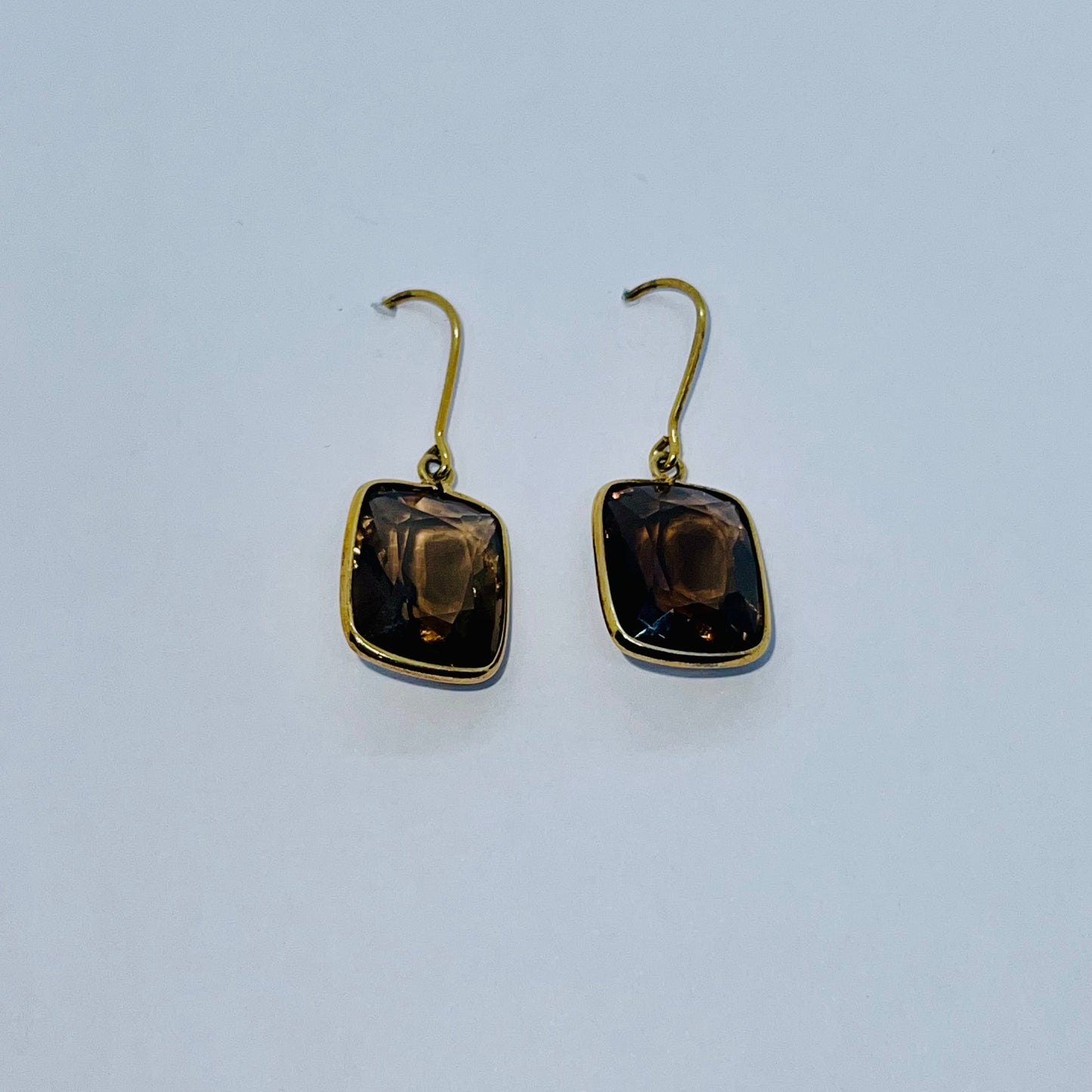 Natural Smoky Quartz Earrings