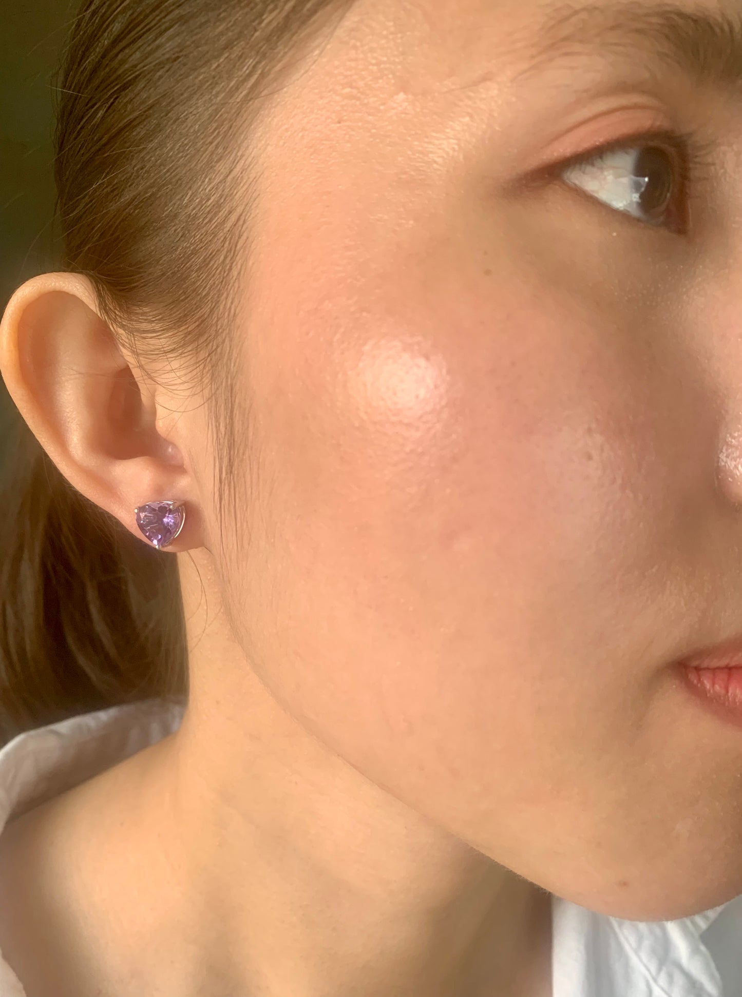 Natural Amethyst Earrings
