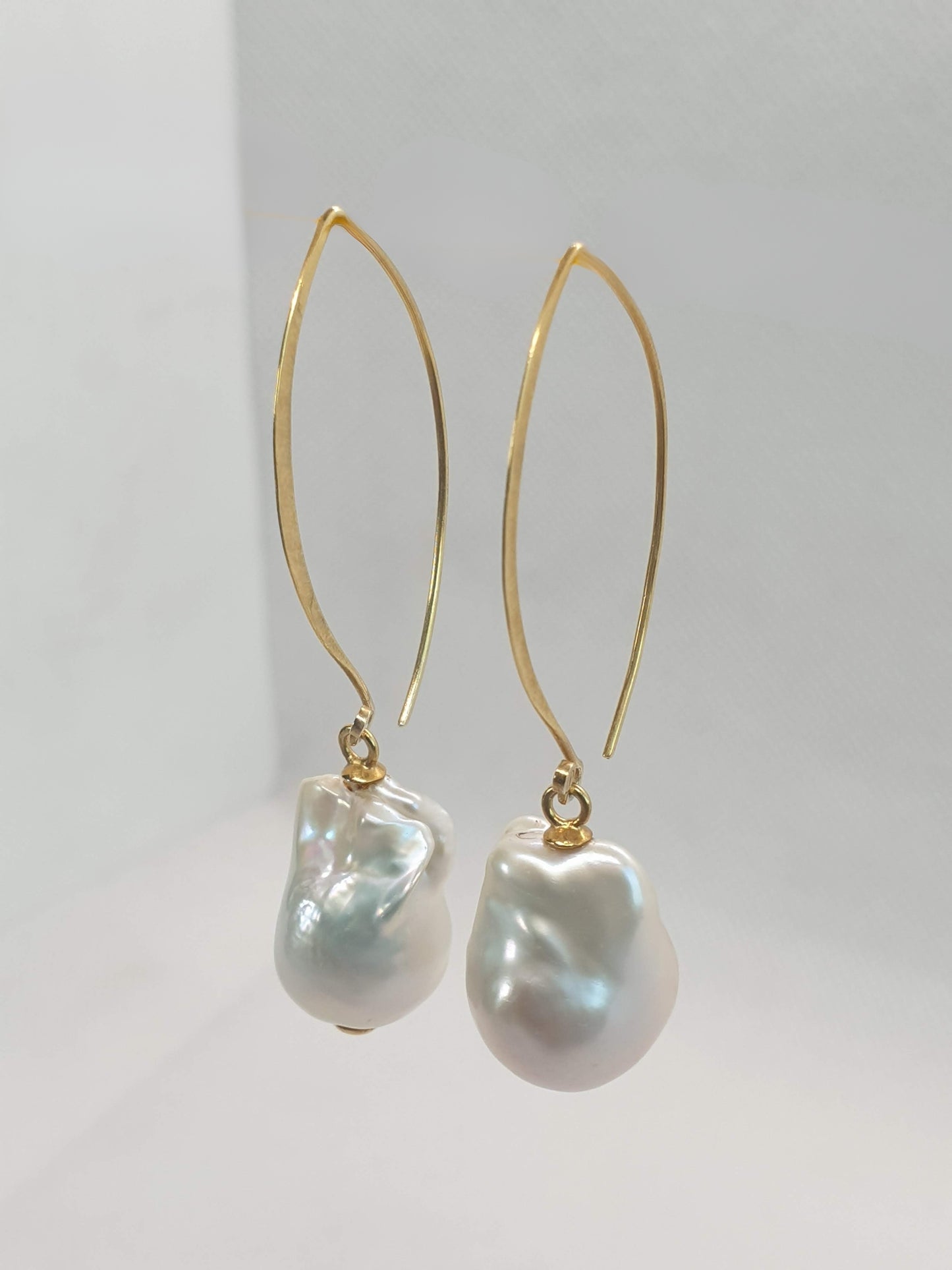 Natural Baroque Pearl Earrings