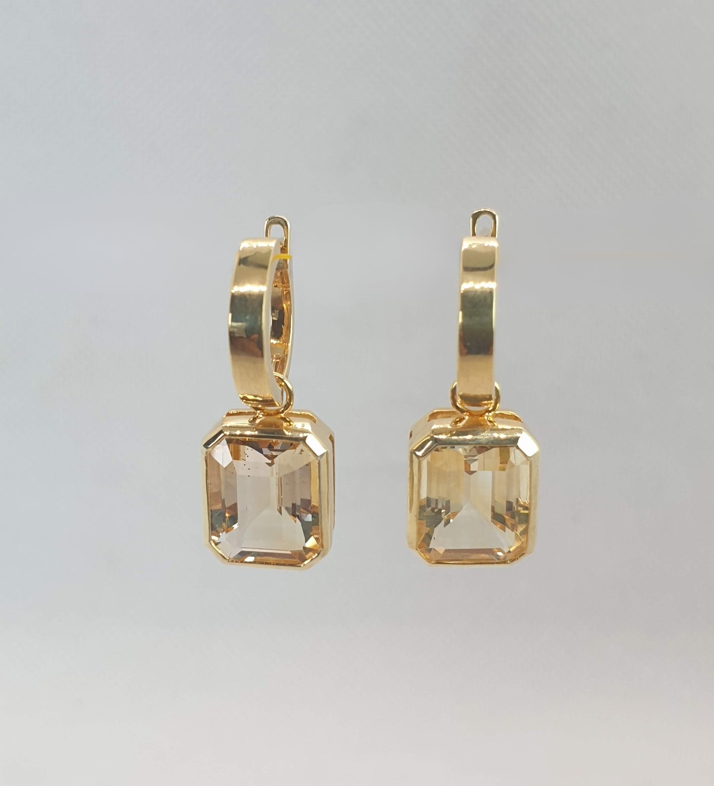 Natural Citrine Earrings