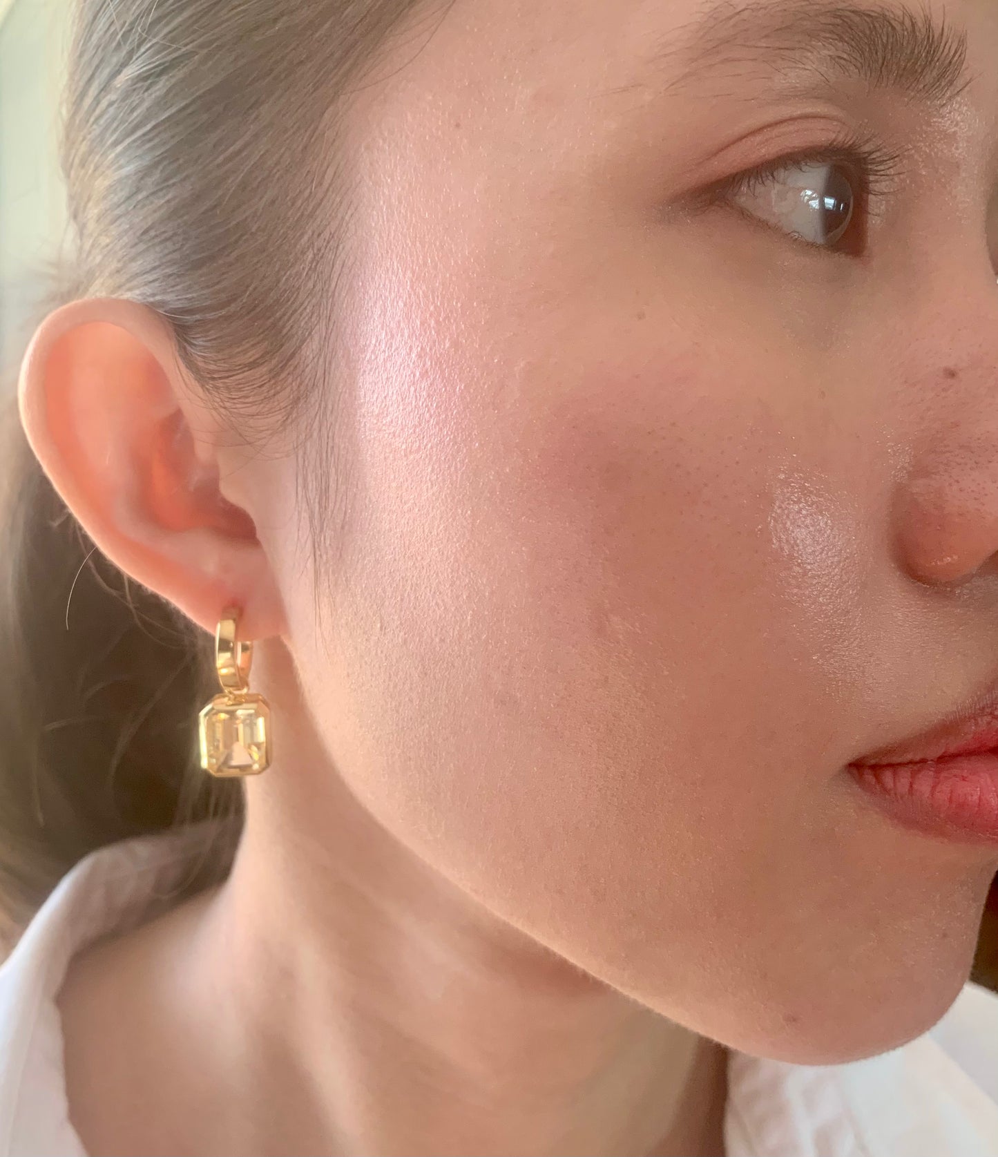 Natural Citrine Earrings