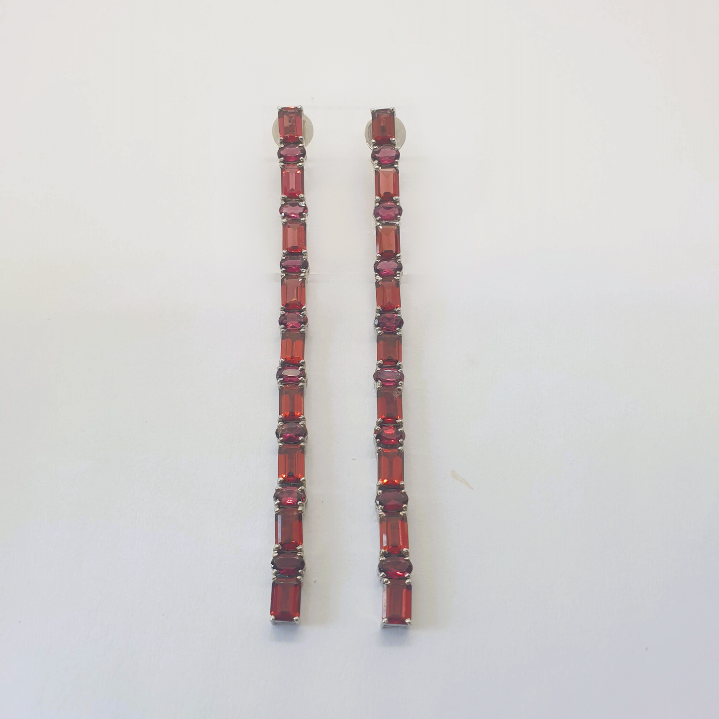 Natural Garnet Earrings