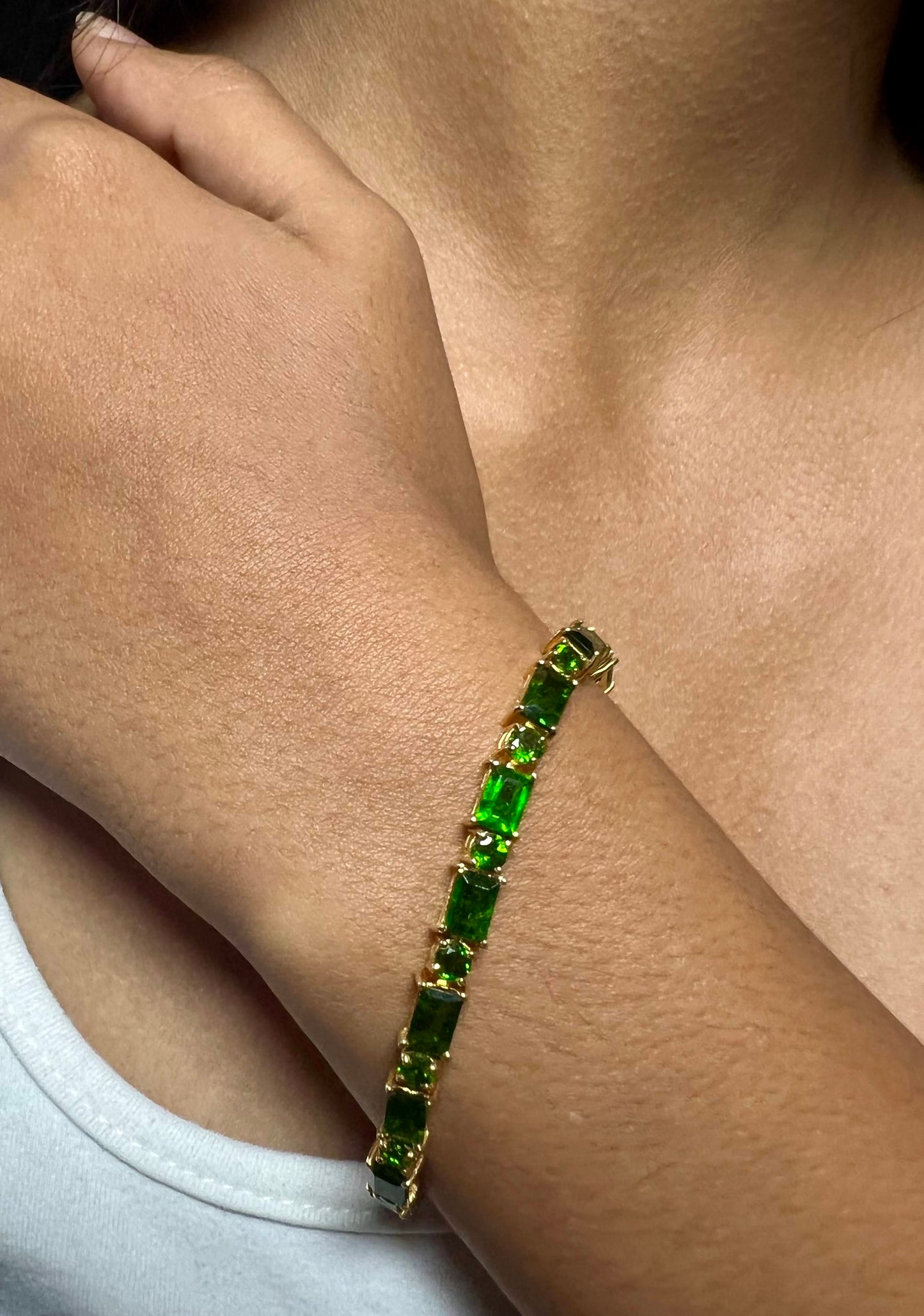 Natural Diopside Bracelet