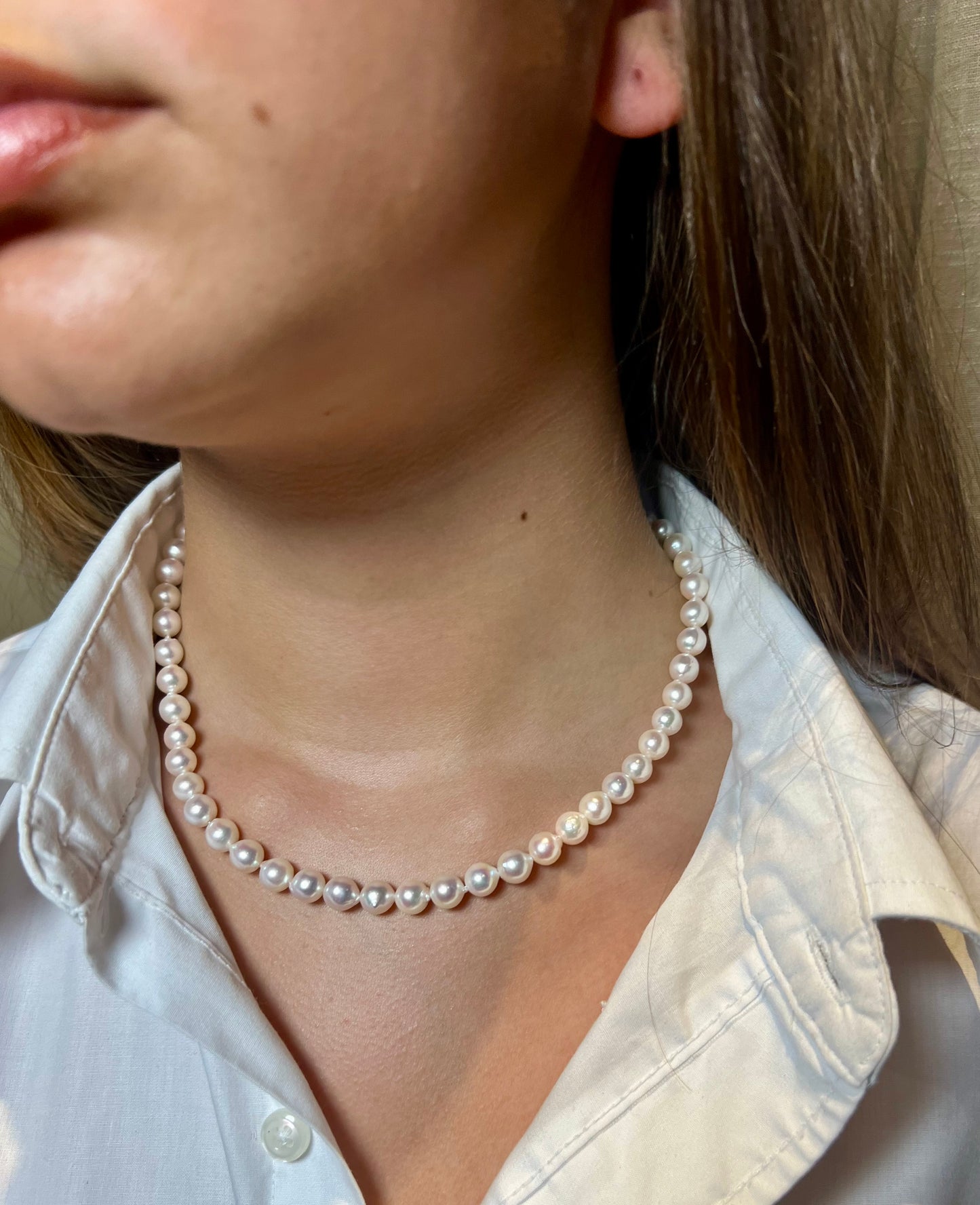 Natural Freshwater Pearl Necklace