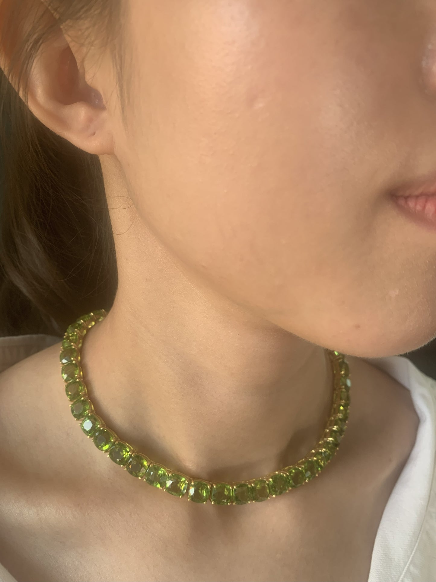 Natural Peridot Necklace