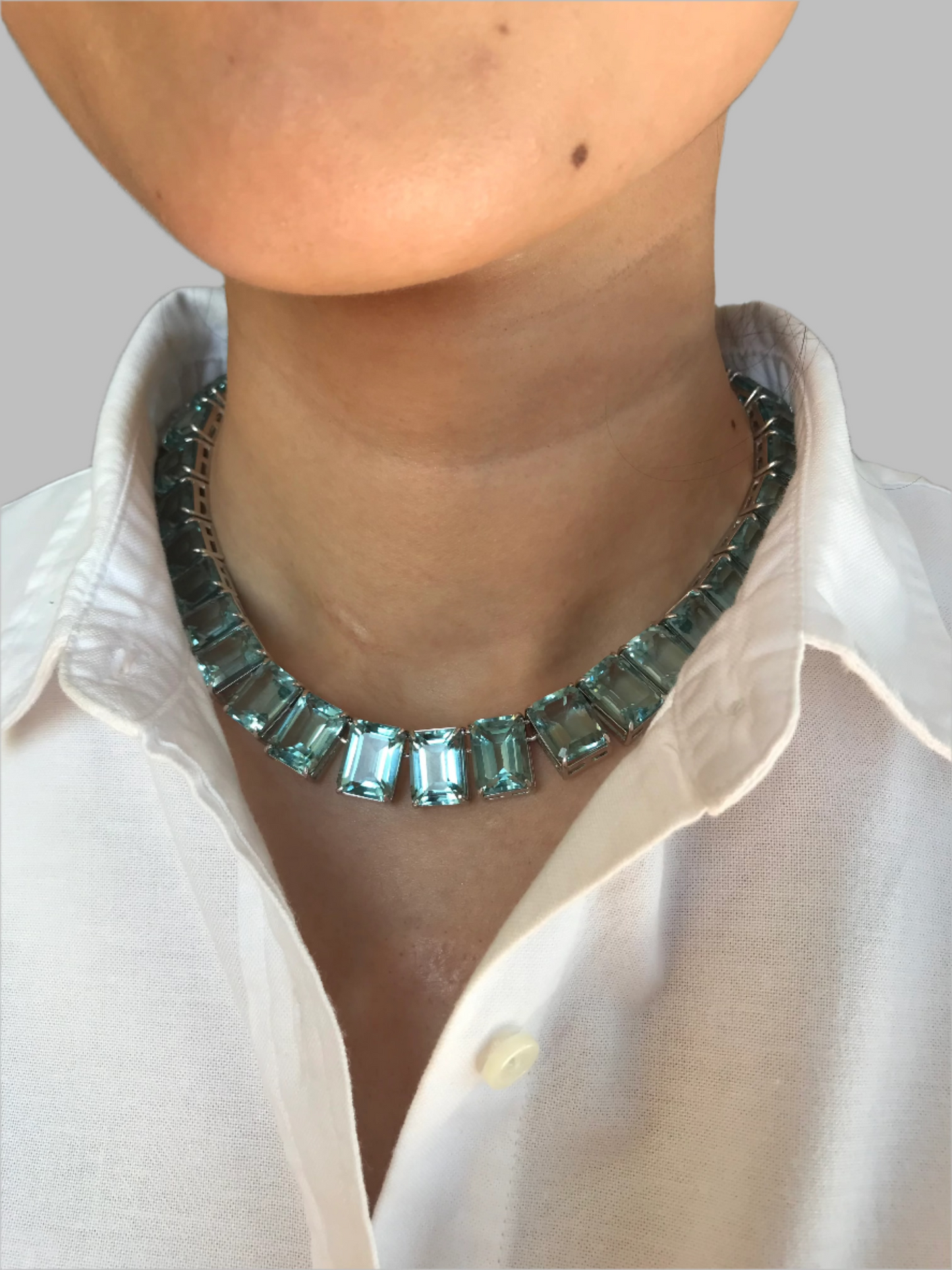 Blue Topaz Necklace