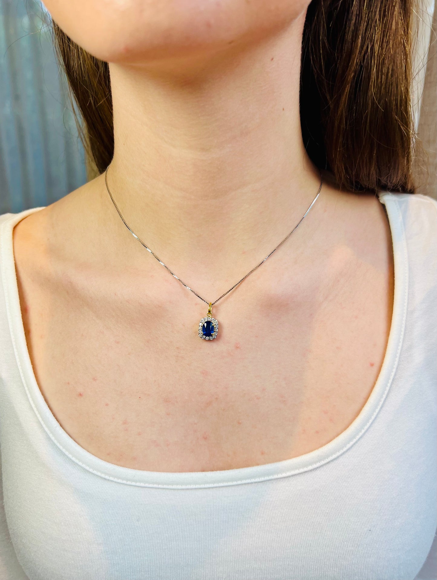 Natural Kyanite Pendant