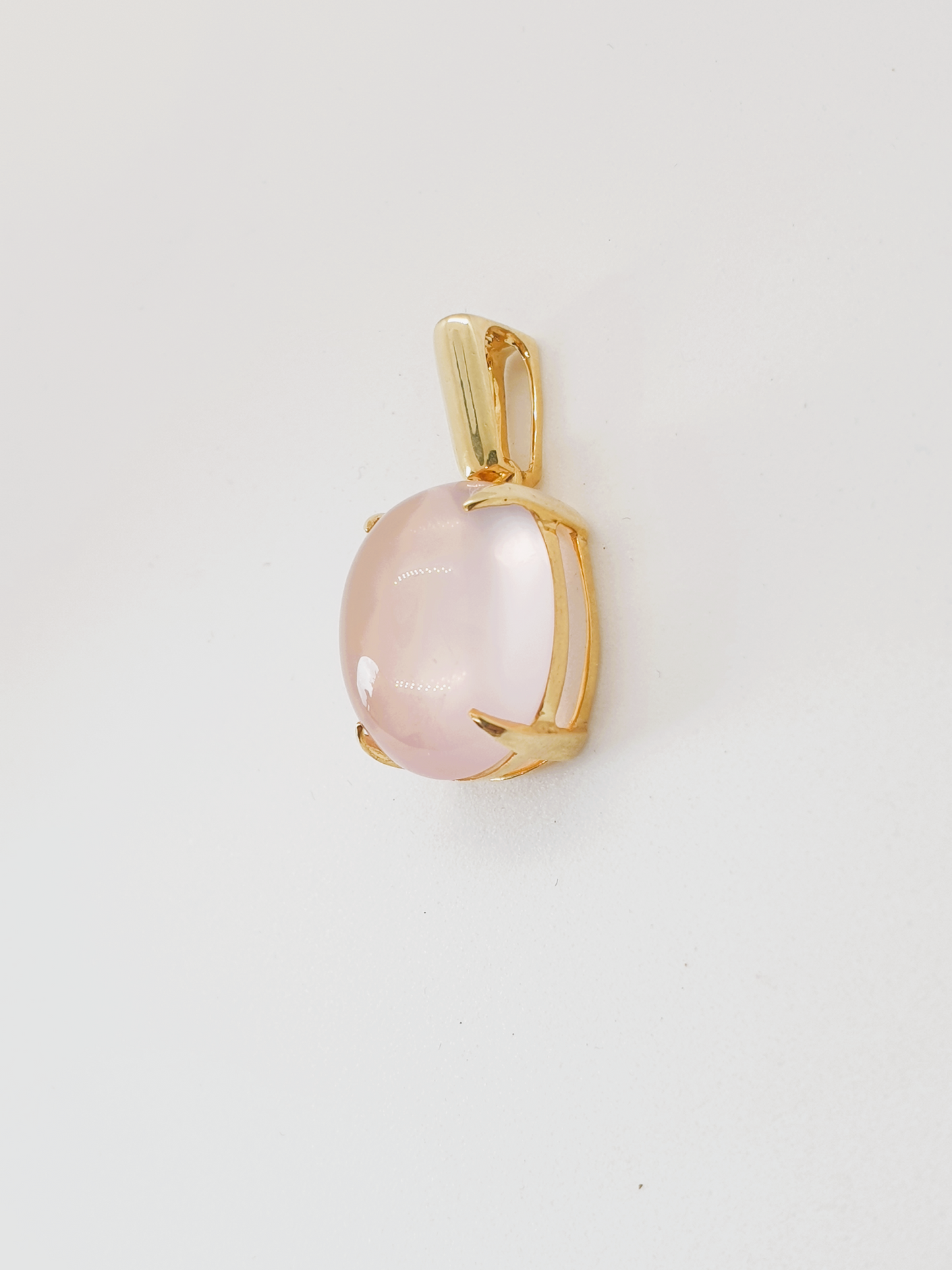 Natural Rose Quartz Pendant