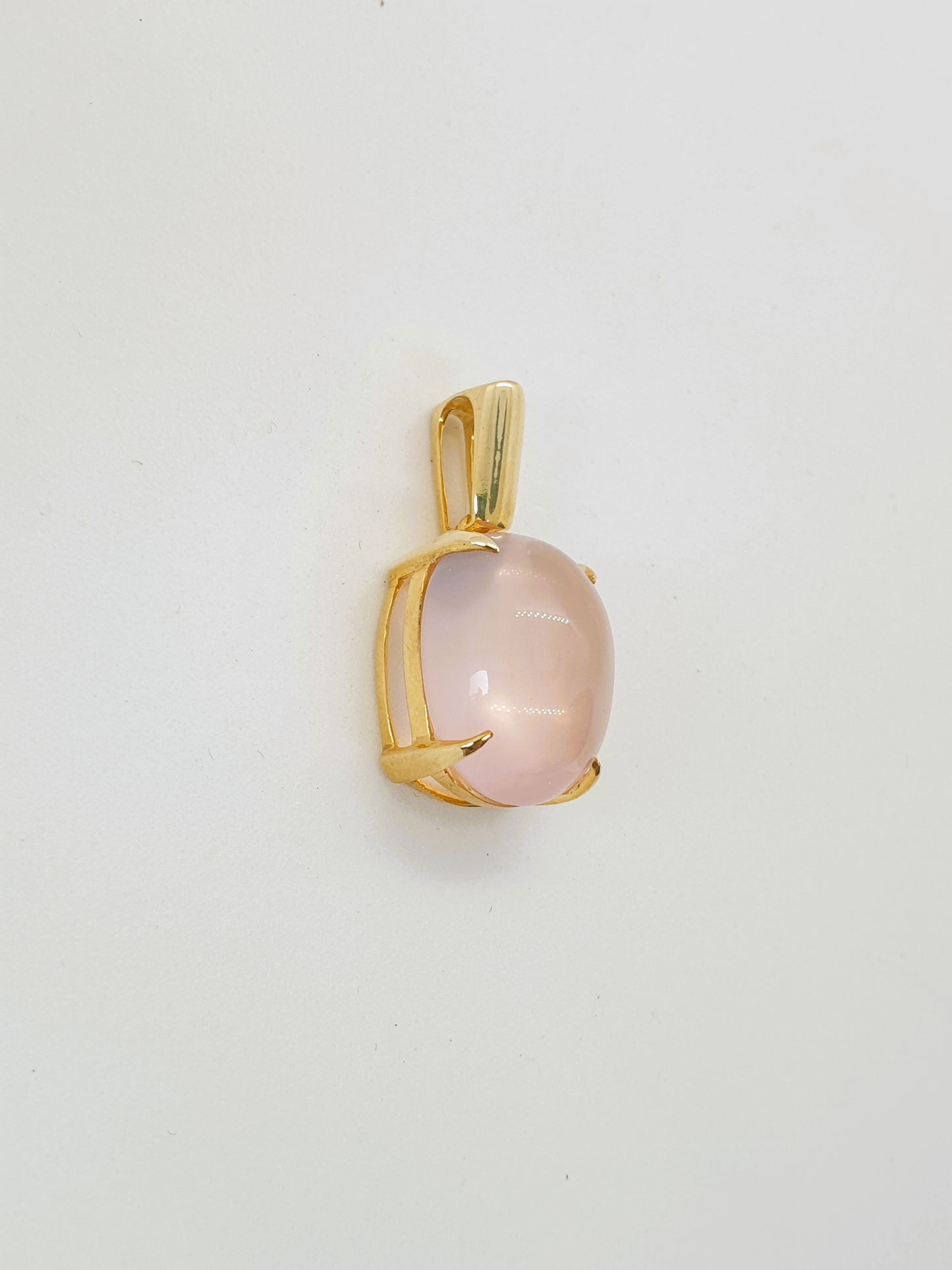 Natural Rose Quartz Pendant