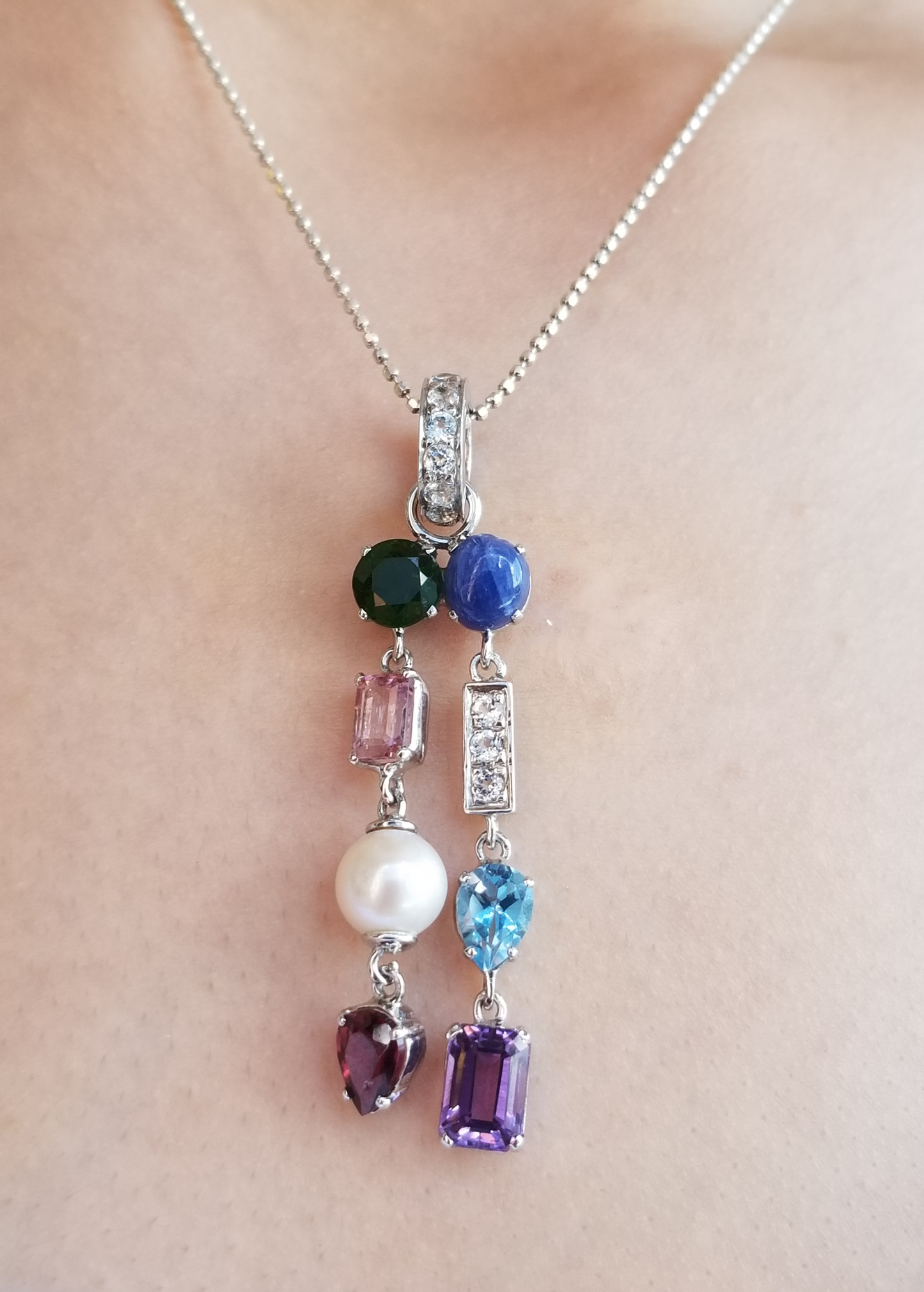 Nature’s Gem & Freshwater Pearl Pendant