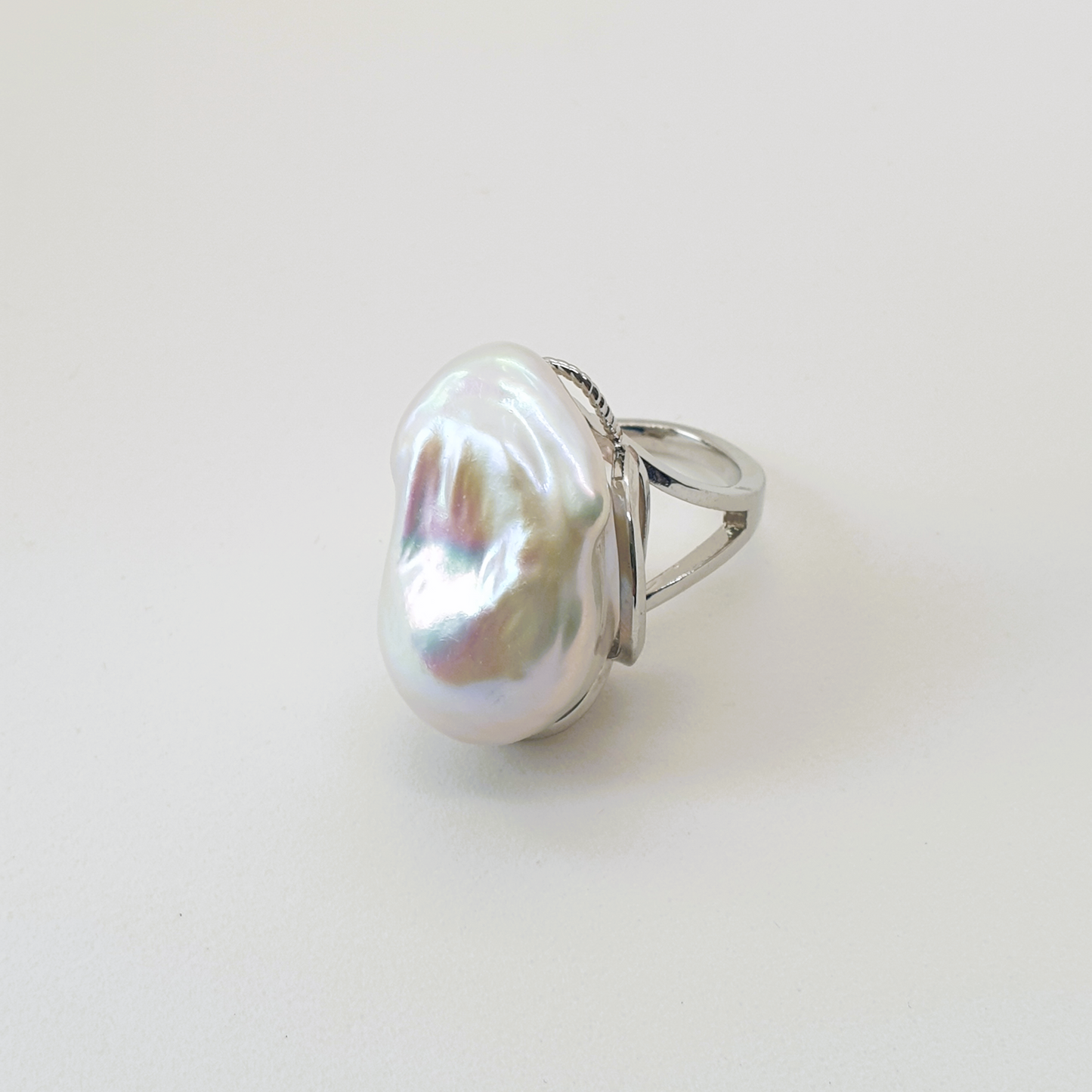 Natural Baroque Pearl Ring