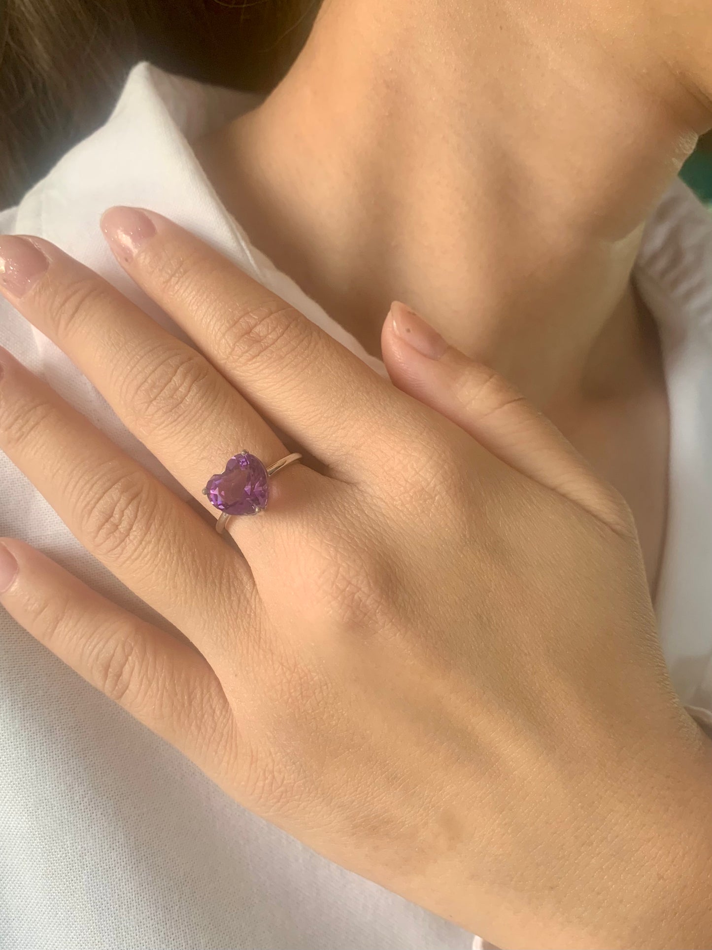 Natural Amethyst Ring