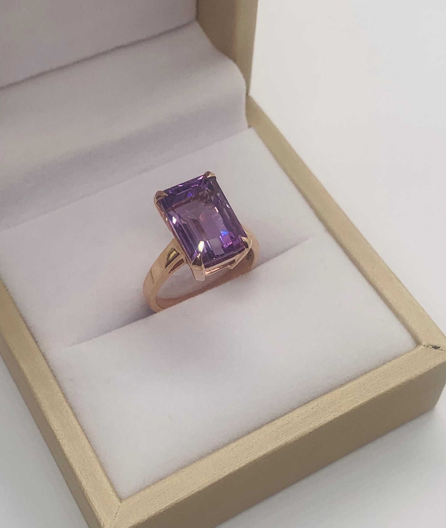 Natural Amethyst Ring