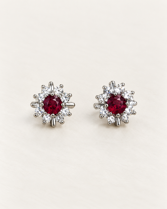Natural Spinel Earrings