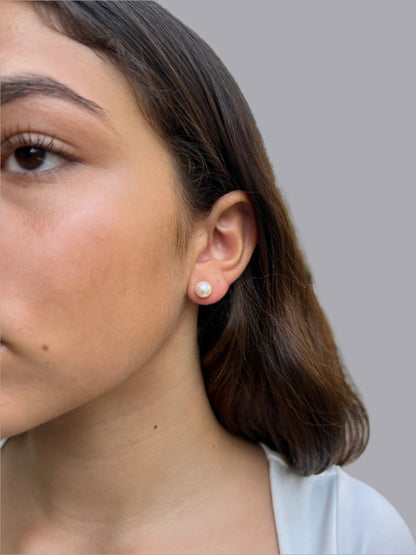 Akoya Natural Saltwater Pearl Earrings