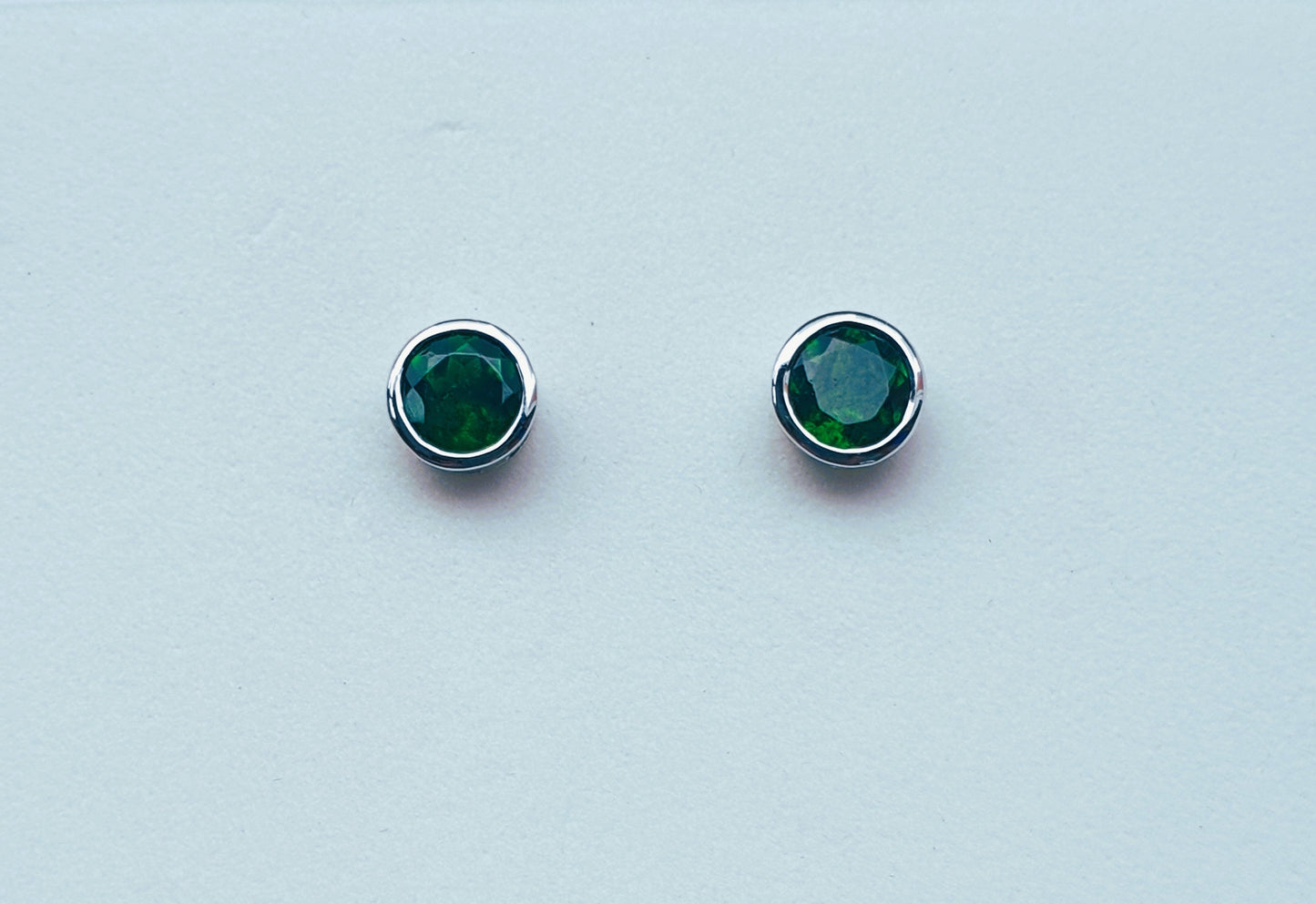 Natural Diopside Earrings