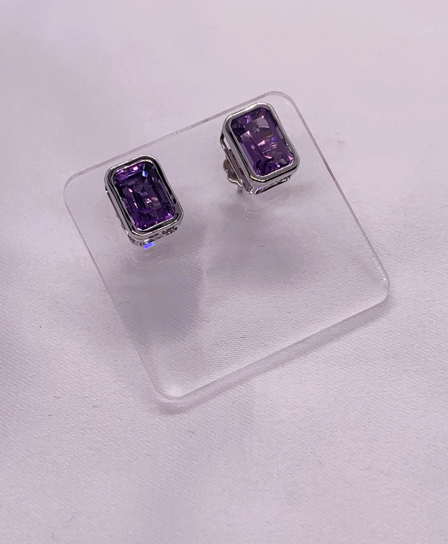 Natural Amethyst Earrings