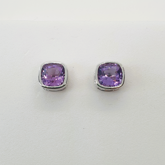Natural Amethyst Earrings