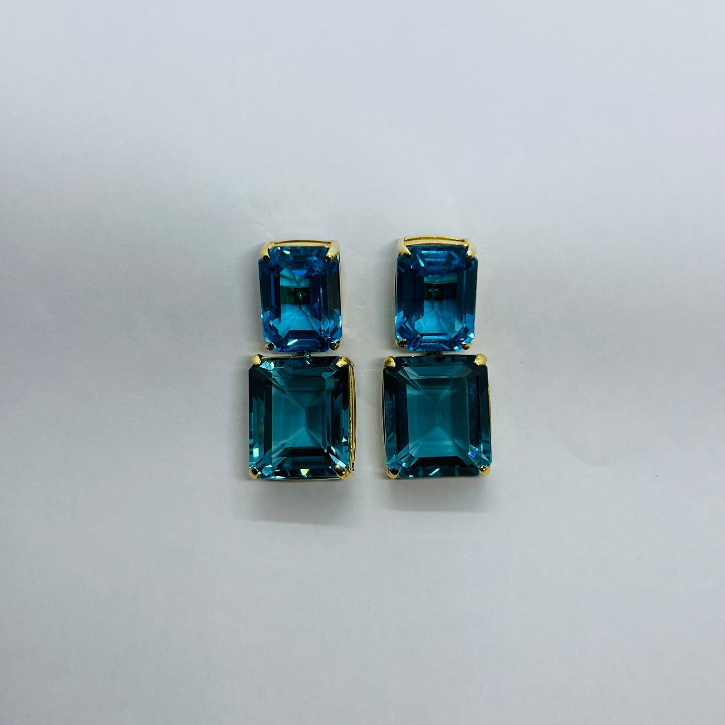 Blue Topaz Earrings