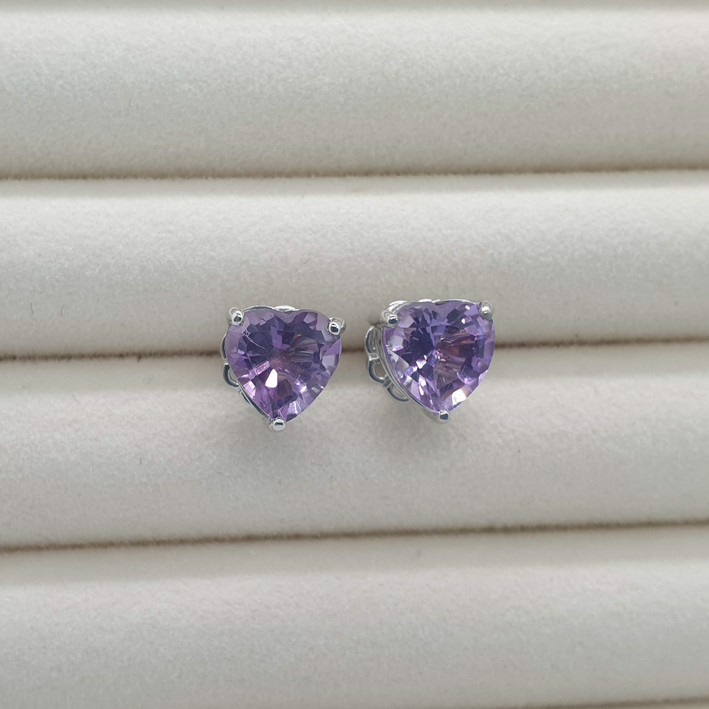 Natural Amethyst Earrings