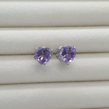 Natural Amethyst Earrings