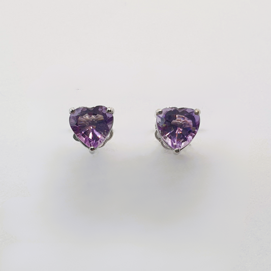 Natural Amethyst Earrings