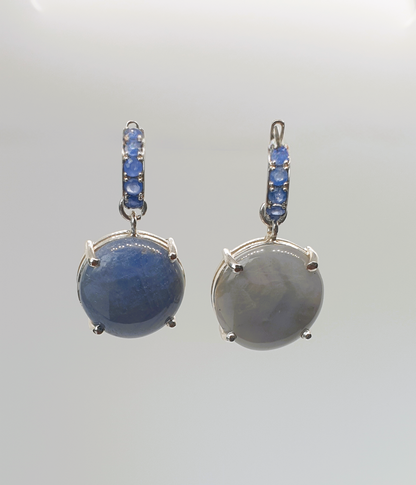 Natural Sapphire Earrings