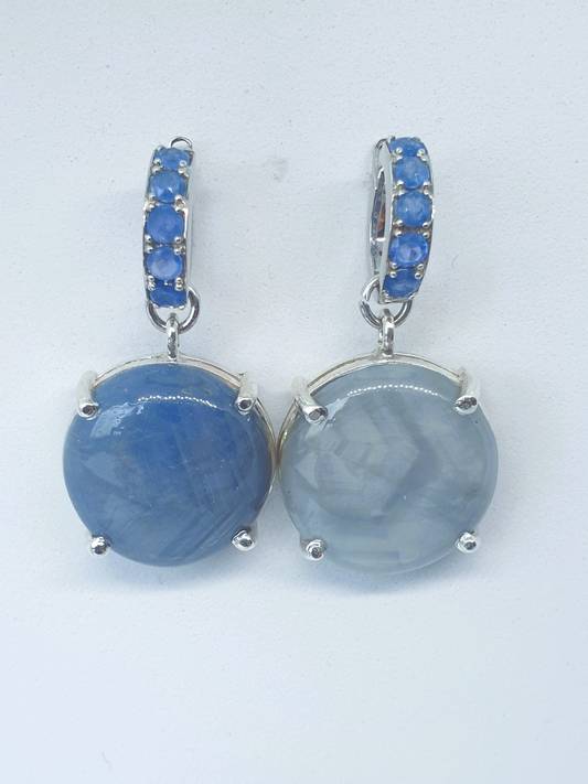Natural Sapphire Earrings