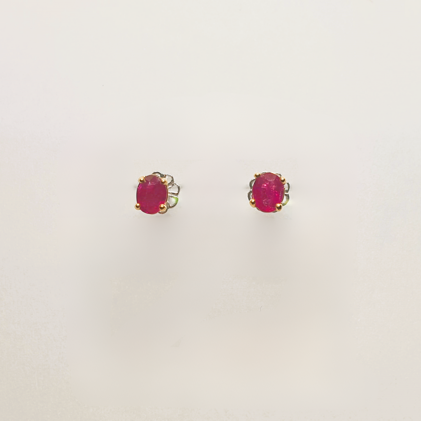 Natural Ruby Earrings