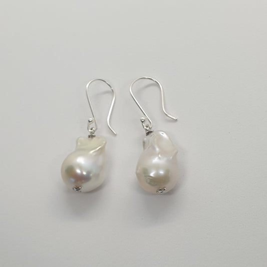 Natural Baroque Pearl Earrings