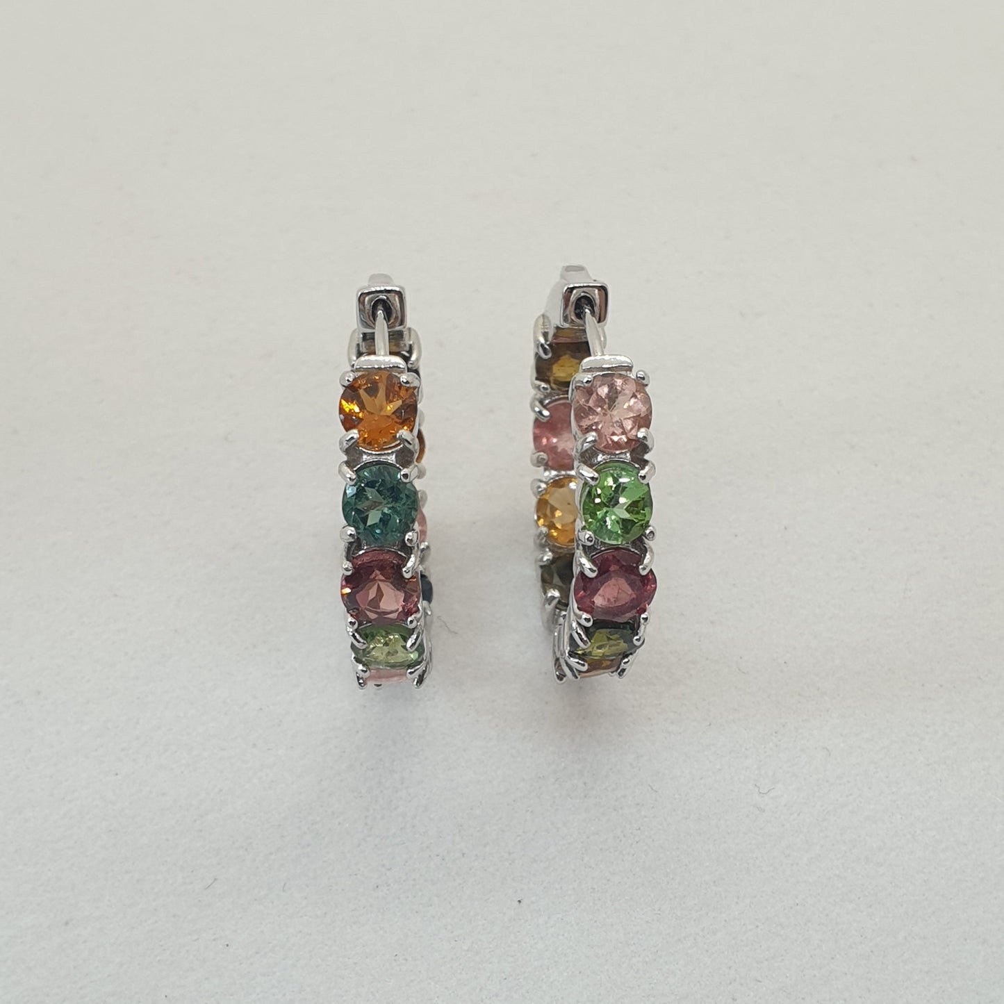 Natural Multicolor Tourmaline Earrings