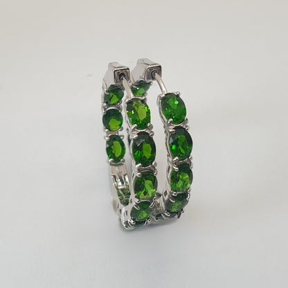 Natural Diopside Earrings