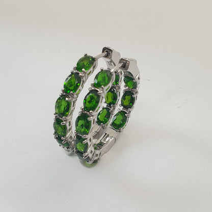 Natural Diopside Earrings