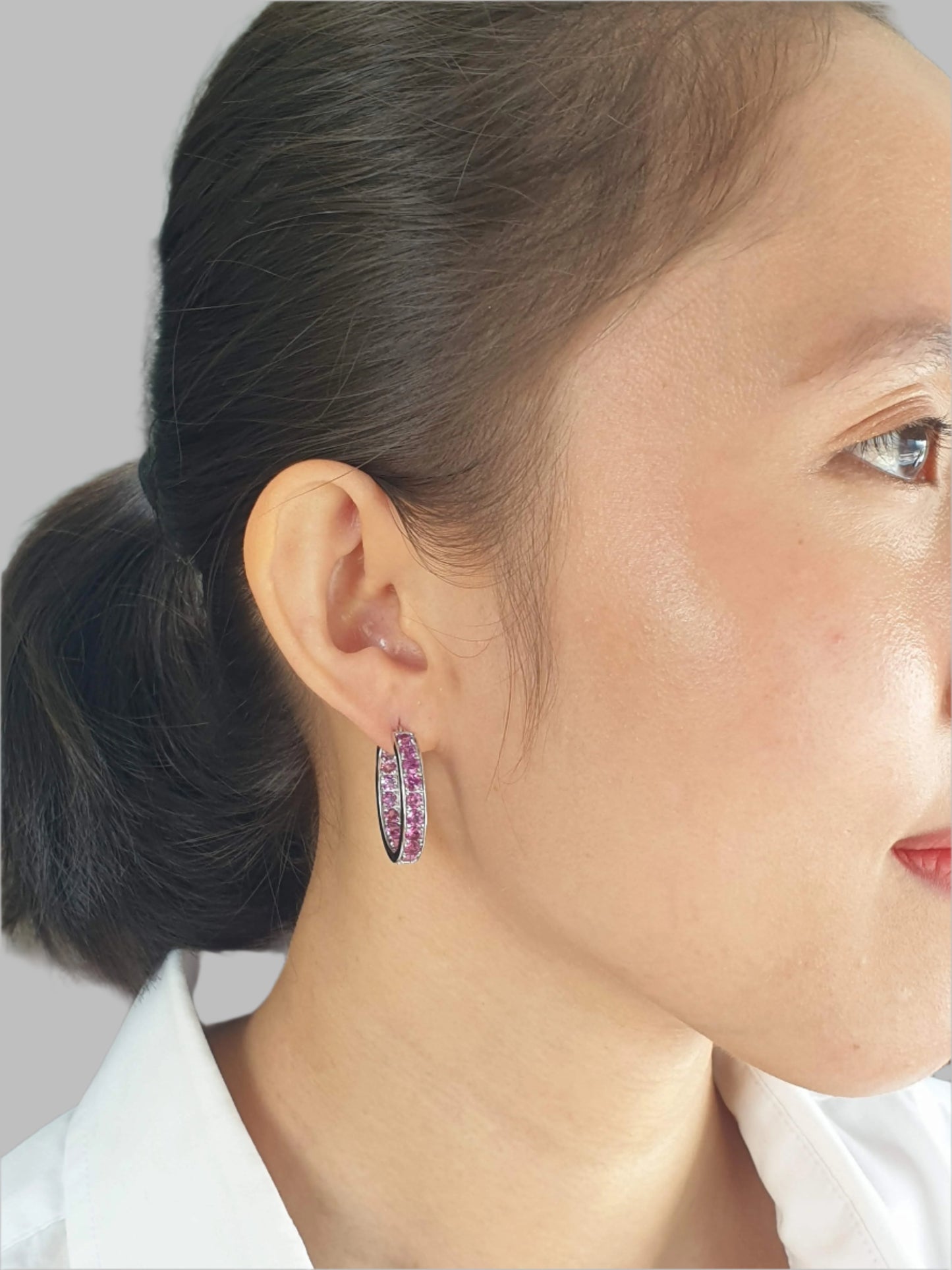 Natural Garnet Earrings