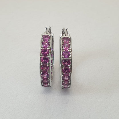 Natural Garnet Earrings