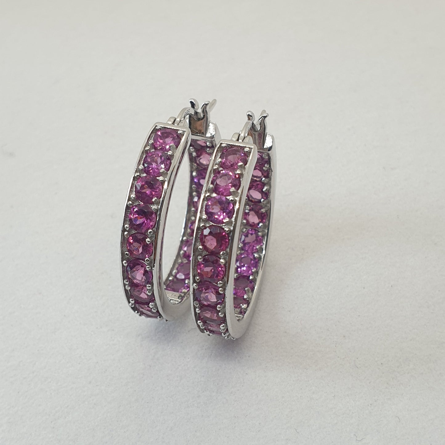 Natural Garnet Earrings