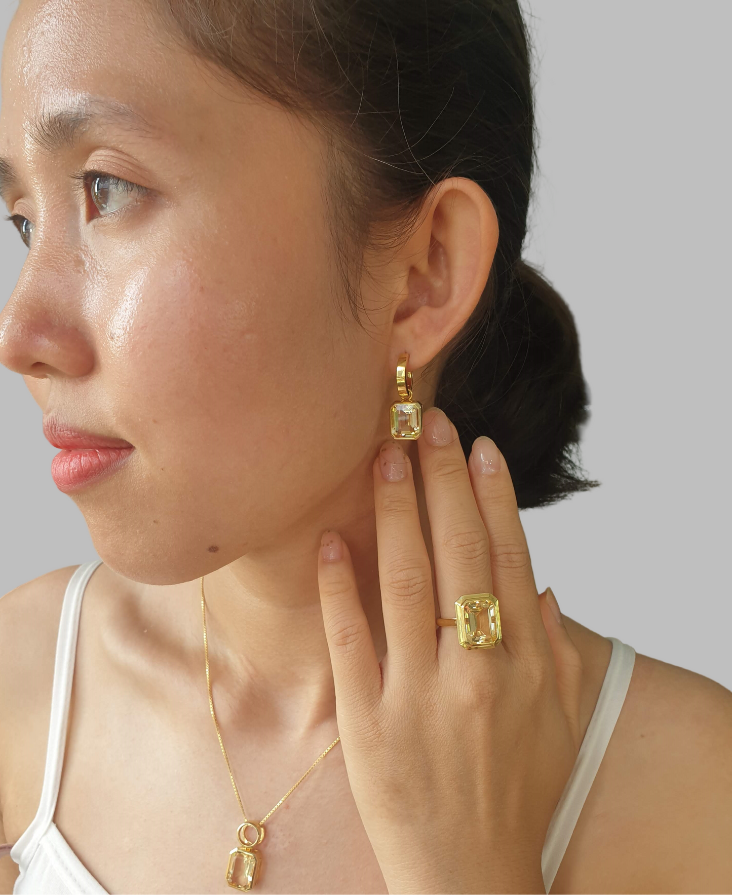 Natural Citrine Ring