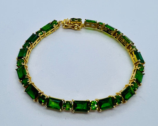Natural Diopside Bracelet