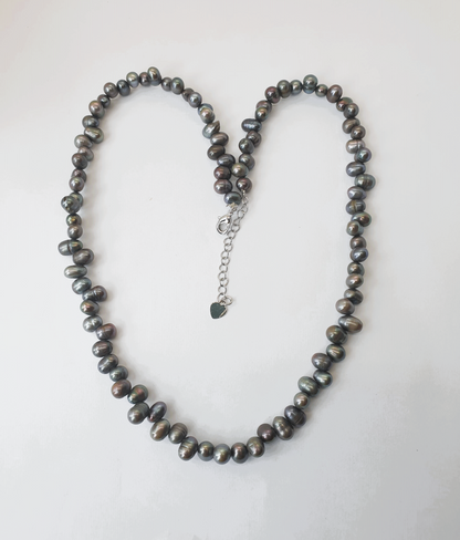 Natural Freshwater Tahitian Baroque Pearl Necklace