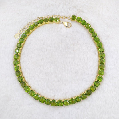 Natural Peridot Necklace