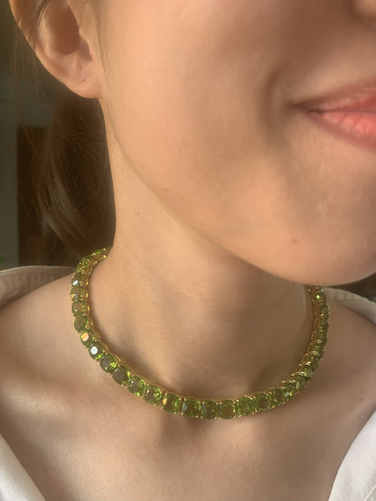 Natural Peridot Necklace