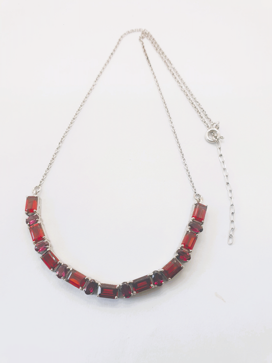 Natural Garnet Necklace