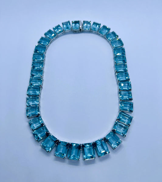 Blue Topaz Necklace