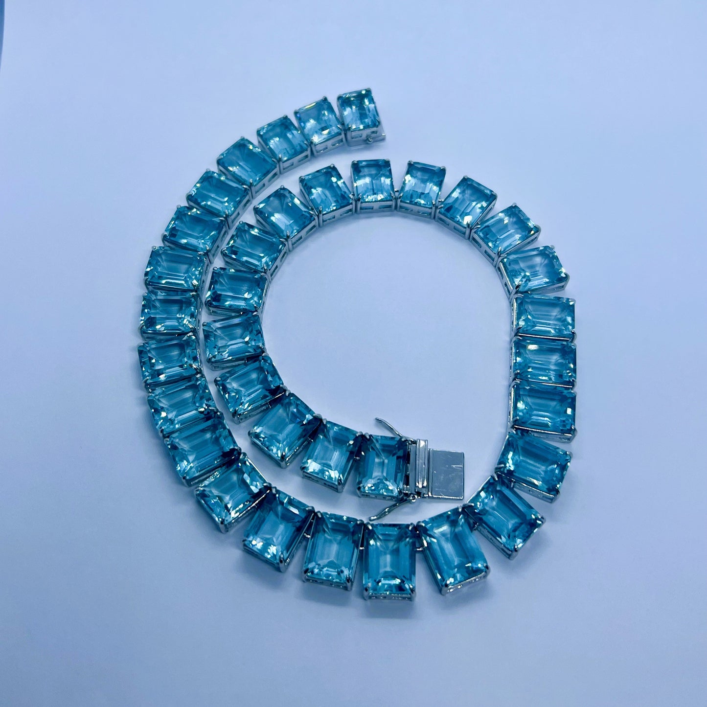 Blue Topaz Necklace