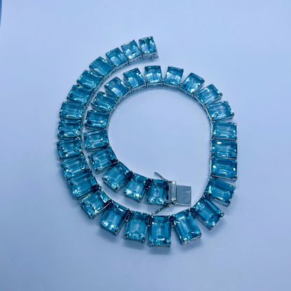 Blue Topaz Necklace