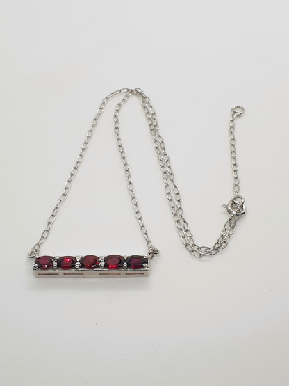 Natural Garnet Necklace