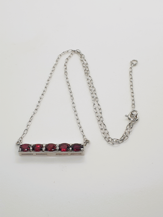 Natural Garnet Necklace