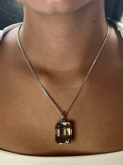 Natural Smoky Quartz Pendant