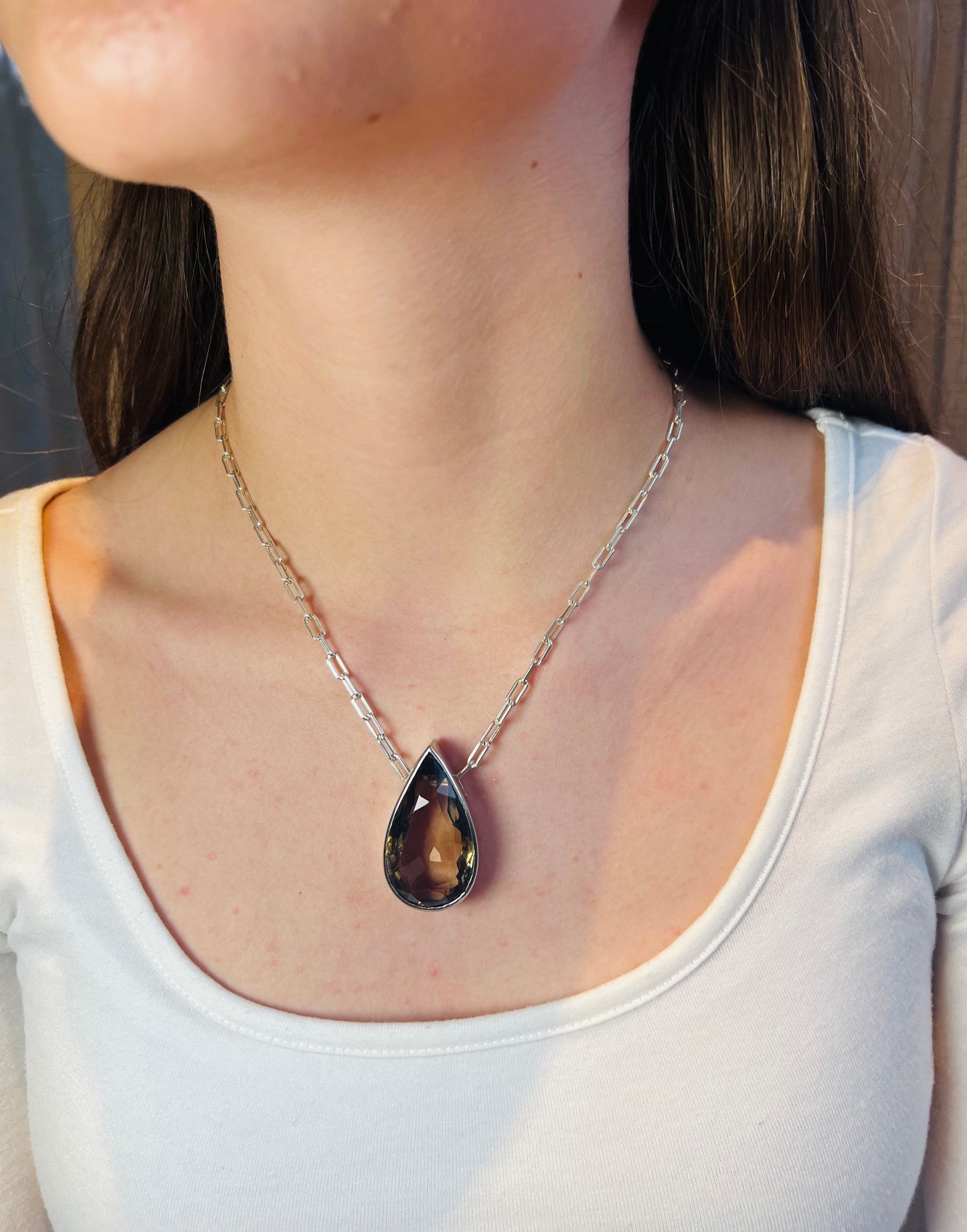Natural Smoky Quartz Pendant